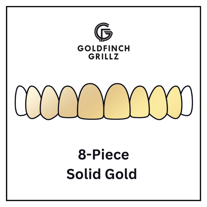 8-Piece - Solid Gold